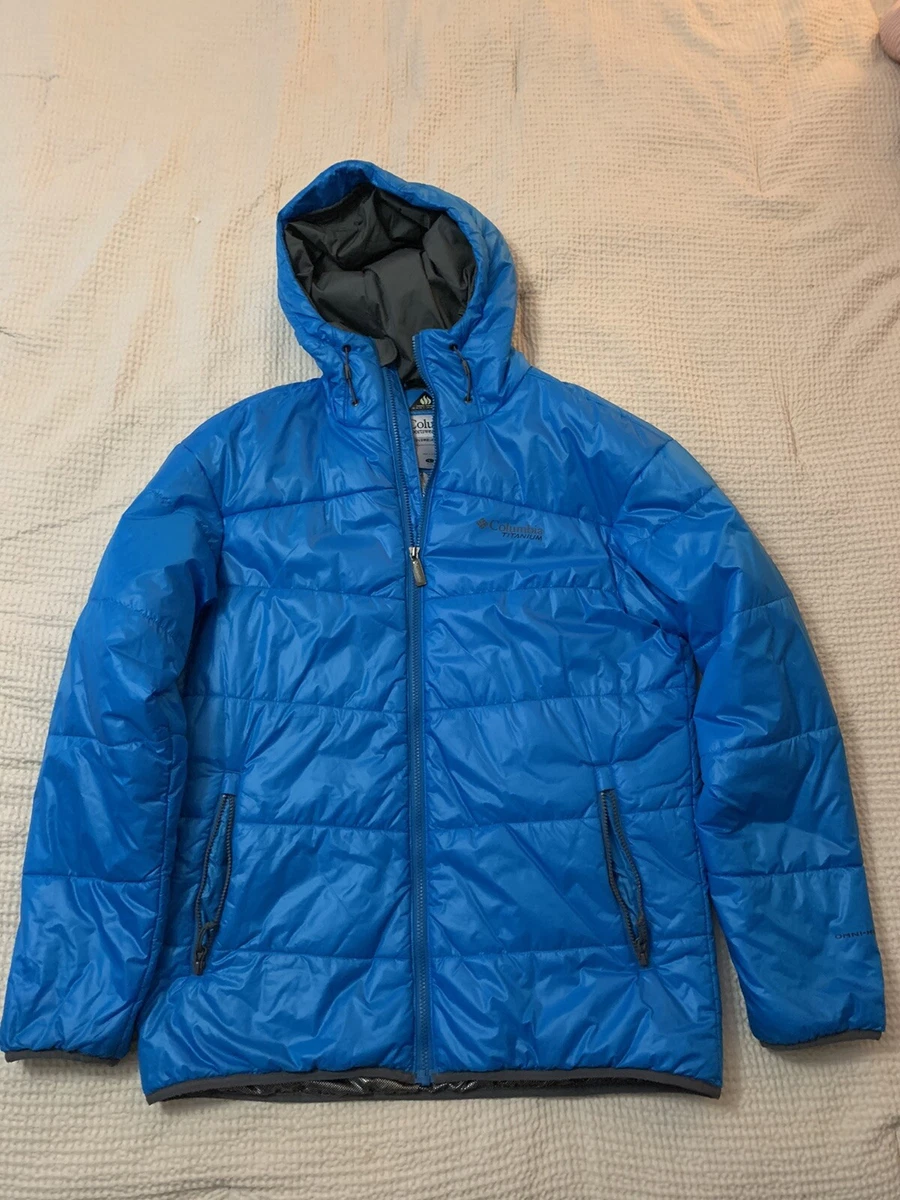 Columbia Titanium Omni Heat Insulated Puffer Jacket Size Large Looks Brand  New!