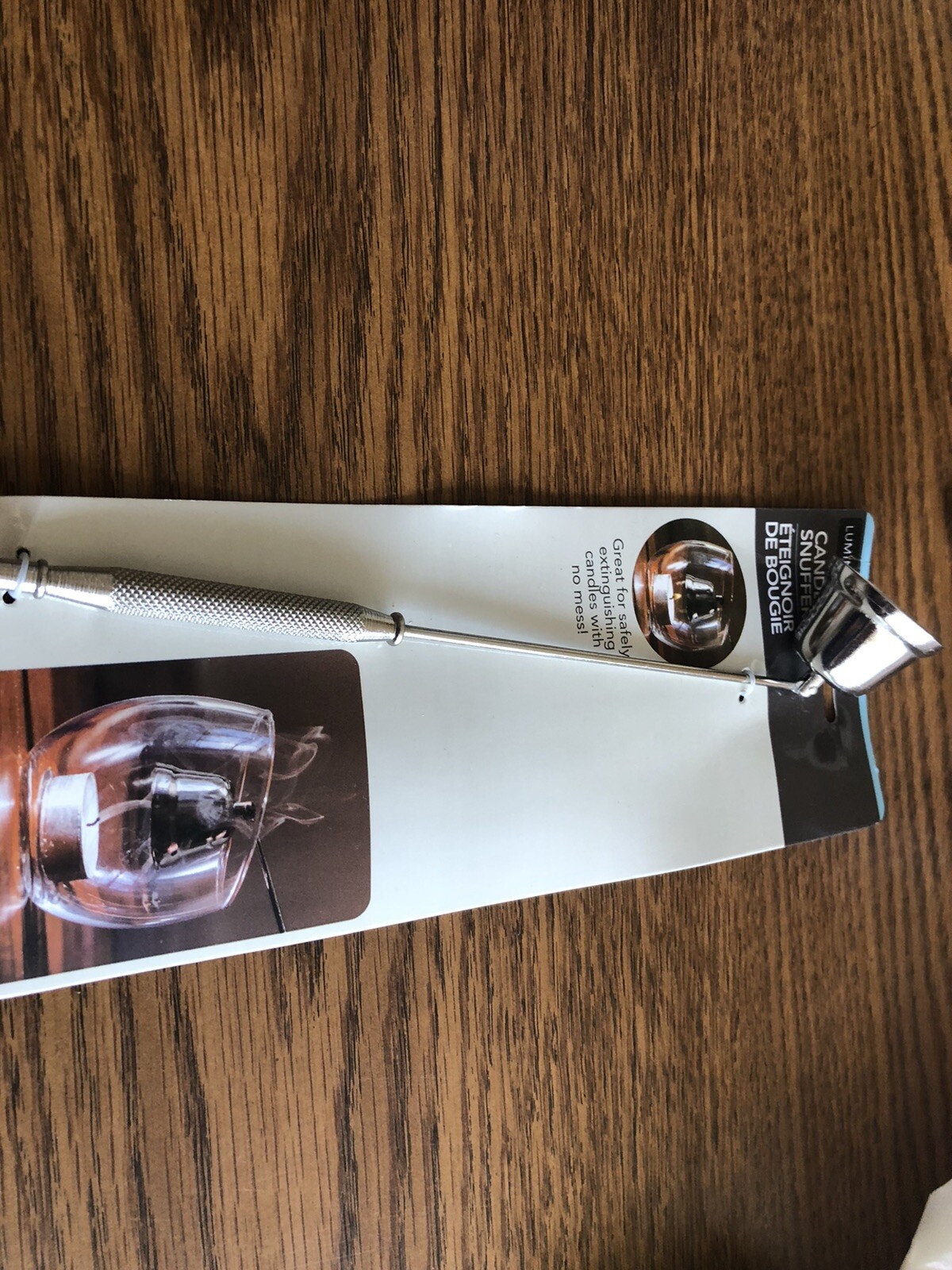 Candle Snuffer LUMINessence •Silver Metal •Safely Extinguishes Candles