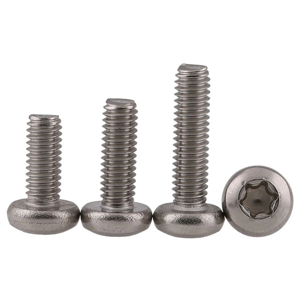 M3 304 Stainless Steel Round Head Pan Head Star Shape Torx Screws