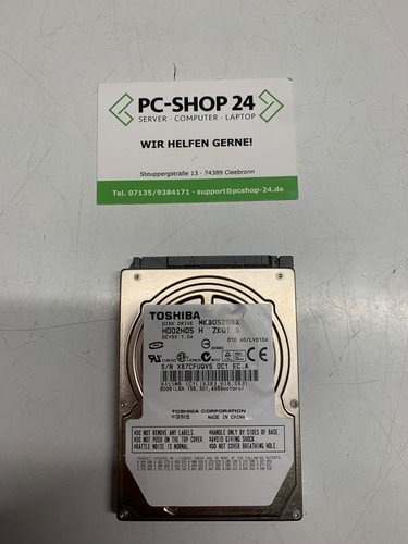 Toshiba MK8052GSX 2,5'' 80 GB SATA Festplatte