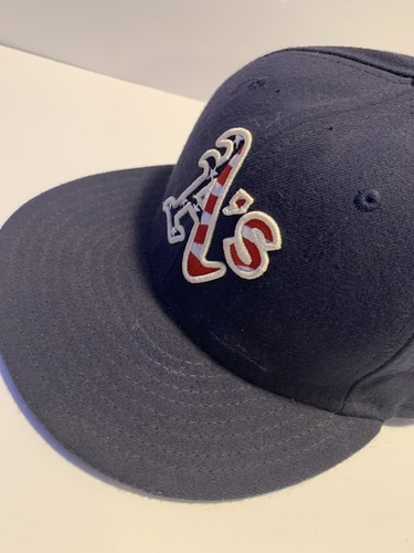 59 Fifty Official On-Field MLB Cap Oakland A's Baseball Adjustable Snapback - Picture 11 of 11