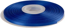 1/4 Inch Wide Double Face Satin Ribbon - 50 Yards (352-Classic Blue)