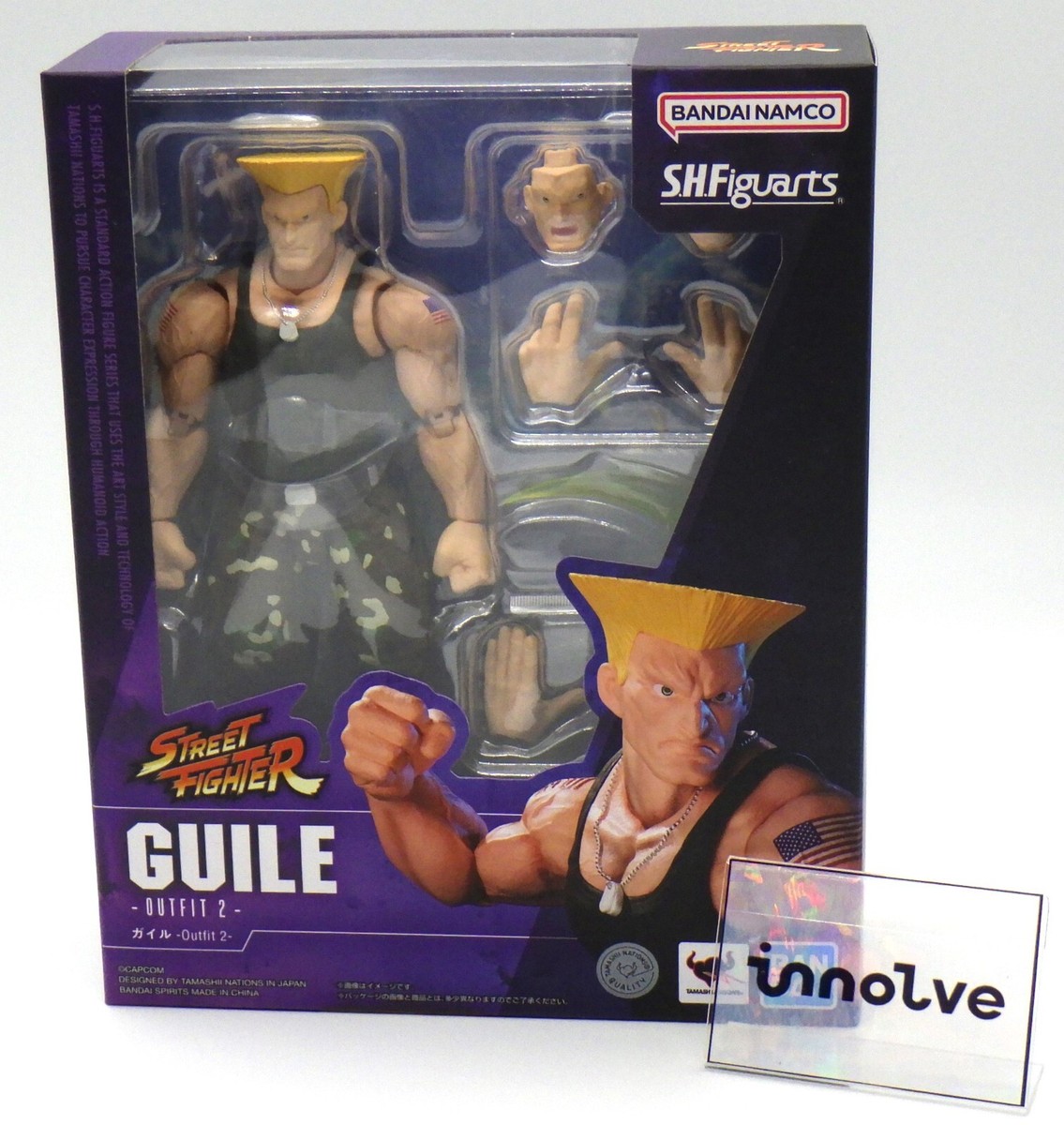 ゲームキャラクター Street fighter S.H figuarts Guile figure Street fighter S.H figuarts Guile figure