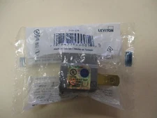 Leviton 028-274 New Gray Vinyl Grounding Adapter