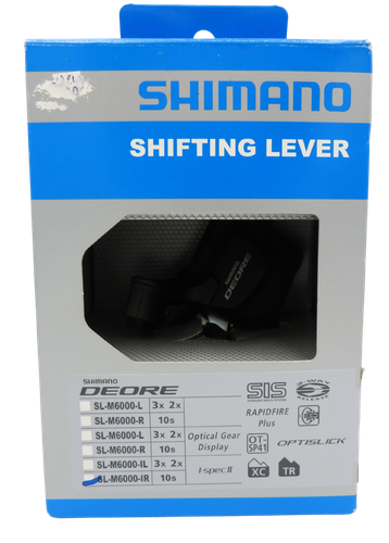 Shimano Deore Shifter 3x2 Speed SL-M6000-IL 3X 2X / SL-M6000-IR 10 Speed Left-H - Picture 10 of 17