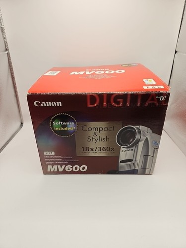 Videocámara digital Canon MV600 E cámara MiniDV en caja con accesorios - Imagen 11 de 21