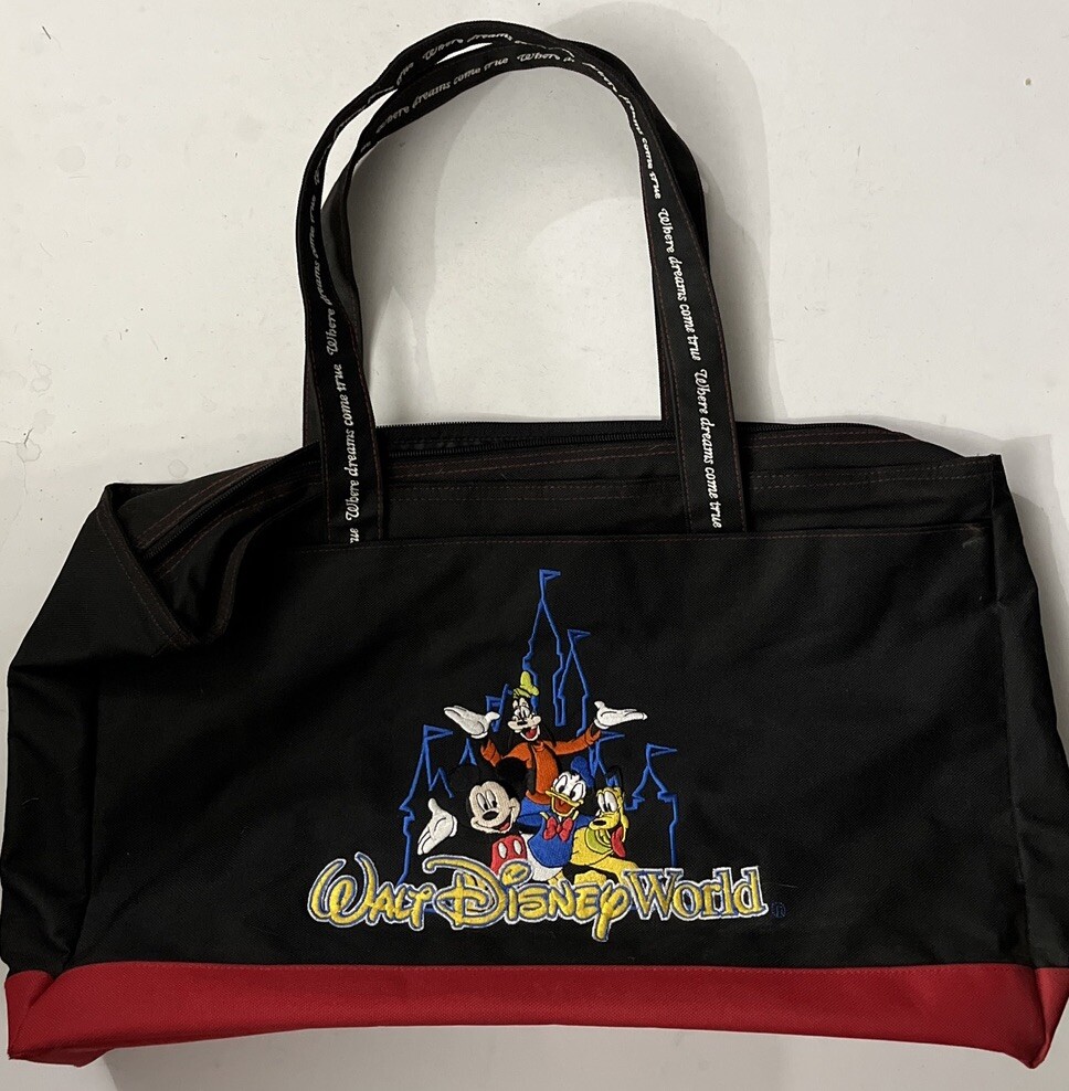 Vintage Walt Disney World Tote Bag Mickey Mouse Design | Classic Disney Mickey Mouse Tote Purse | Classic Mickey Bag | Mickey Mouse  main image 2
