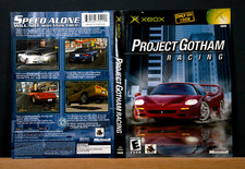 PROJECT GOTHAM RACING COVER INSERT ONLY NO GAME MICROSOFT XBOX 