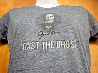 JIM BEAM med junior s T shirt Jacob s Ghost White Whiskey sexy distillery tee KY