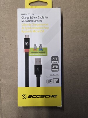 Scosche 6ft  Micro Usb Cable