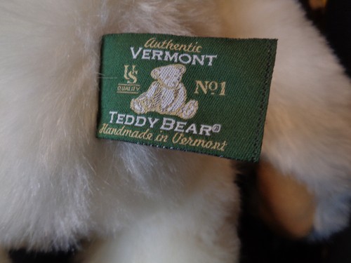 White Polar Bear VERMONT Teddy Bear 16” Fully Jointed Vintage Super-soft - Picture 5 of 6
