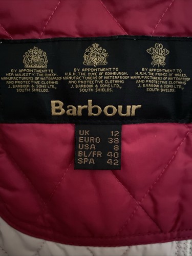 Barbour Summer Liddesdale Classic Quilt Navy Jacket 12 P2p 19.5 Warm Country - Bild 11 von 12