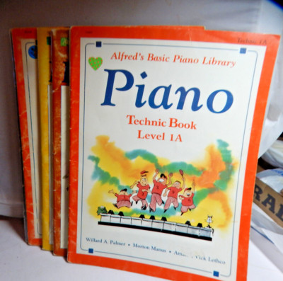 Alfred's Basic Piano Library - Lot Of 10 - Prep Course - Misc Levels Paperback