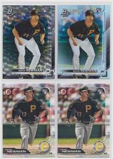 Lot(4) Kevin Newman 2019 Bowman Platinum Ice #67 & Bowman Base #54 Pirates