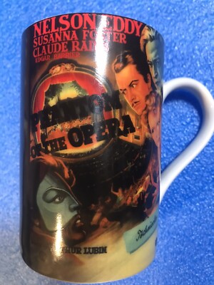 Konitz Phantom of the Opera LUBIN Mug Horror Nelson Eddy Gift Large 16 Oz.