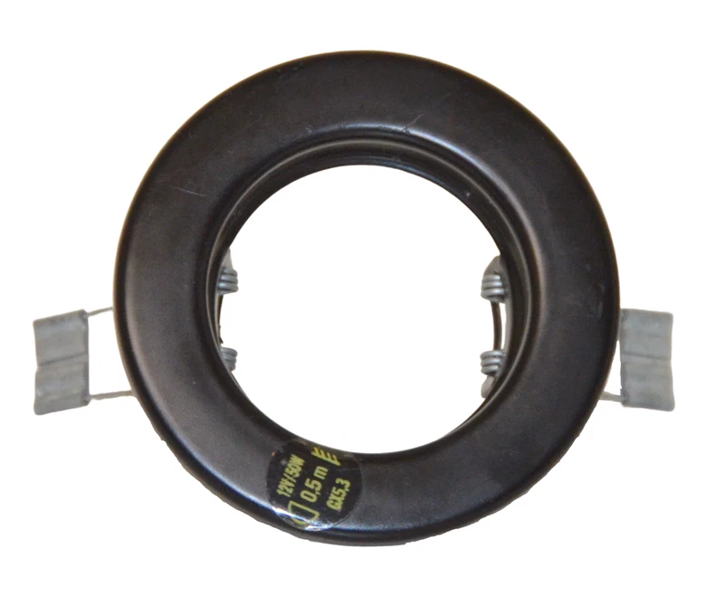 Faretto Incasso CANOVA Fisso Nero Faro per Lampada Dicroica Nuova Mizar 8090-15, fotografia 4 di 7