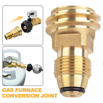 Propane Tank Converts LP Gas Bottle Adapter Valve POL To QCC1 Outlet Brass  Parts Australia