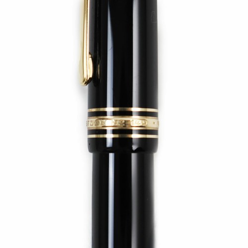 Montblanc Meisterstuck No.149 14K M White Star Fountain Pen Black Gold Used - 第 10/24 張圖片