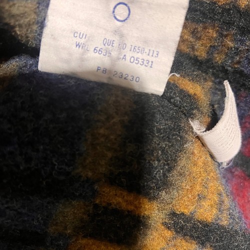 Giacca vintage Woolrich Canvas Field Chore foderata in lana uomo media grande USA M/L - Foto 14 di 24