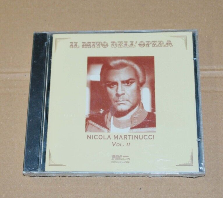 IL MITO DELL'OPERA NICOLA MARTINUCCI VOL II CD NUOVO SIGILLATO