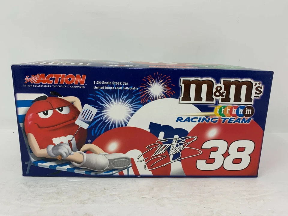 Acción Nascar #38 Elliott Sadler M&M's 4 de julio de 2005 Ford Taurus 1:24 diecast Foto 4 de 4