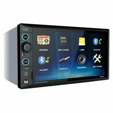 Dual XVM296BT Double DIN Touchscreen Bluetooth USB Media Receiver REFURBISHED