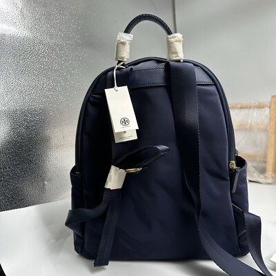 NWT Tory Burch Ella Nylon Lightweight Adjustable Backpack  display picture 3