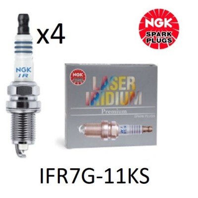 NGK Laser Iridium Zündkerzen Für Honda Integra Type R DC5 IFR7G-11KS