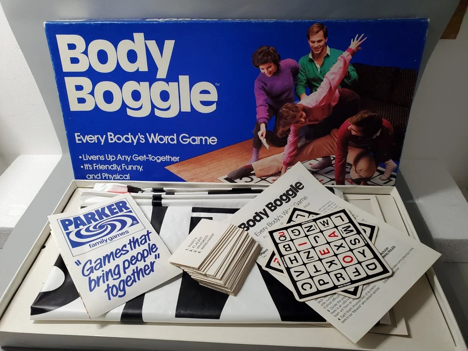 Vintage Body Boggle Game By Parker Bros 1985 Fully Complete  - Image 3 of 4