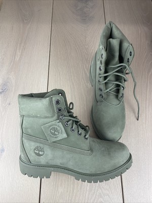 Timberland 6 Inch Premium Boots Größe UK 7 Grün Neu ohne Karton Siehe Fotos