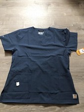 Carhartt Force Cross-Flex Women  s Medium V Neck Modern Fit Scrub Top MT2110-W