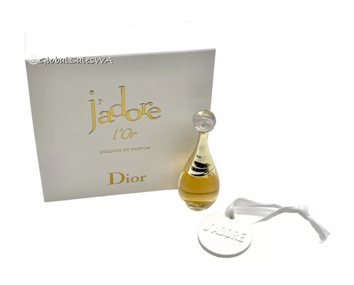 Dior J'adore L'Or Mini Essence de Parfum 0.12 Oz Ceramic Ornament