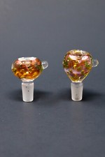 Hookah Water Pipe 14mm Pearl Heavy Premium Glass Male Tobacco Bowl Piece