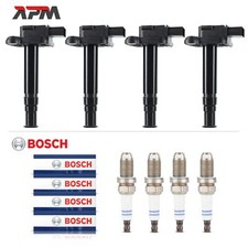 BOSCH 4 X Zündkerzen VW Golf 4 Passat 3B 1.8T AUDI A3 A4 8D B5 8E B6 B7