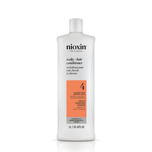 Nioxin System 4 Cleanser Shampoo and Scalp Therapy Conditioner 33.8oz Set / Dou - Picture 4 of 4