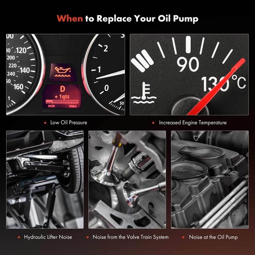 Engine Oil Pump for Honda Civic 2006-2015 HR-V 2016 2017 2018 2019-2022 L4 1.8L - Picture 6 of 9