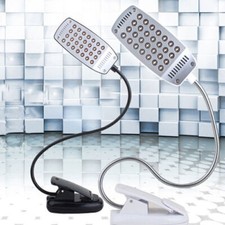 1PCS Flexible USB 28 LED Light Clip-on Beside Bed Table Desk Reading Book Lamp