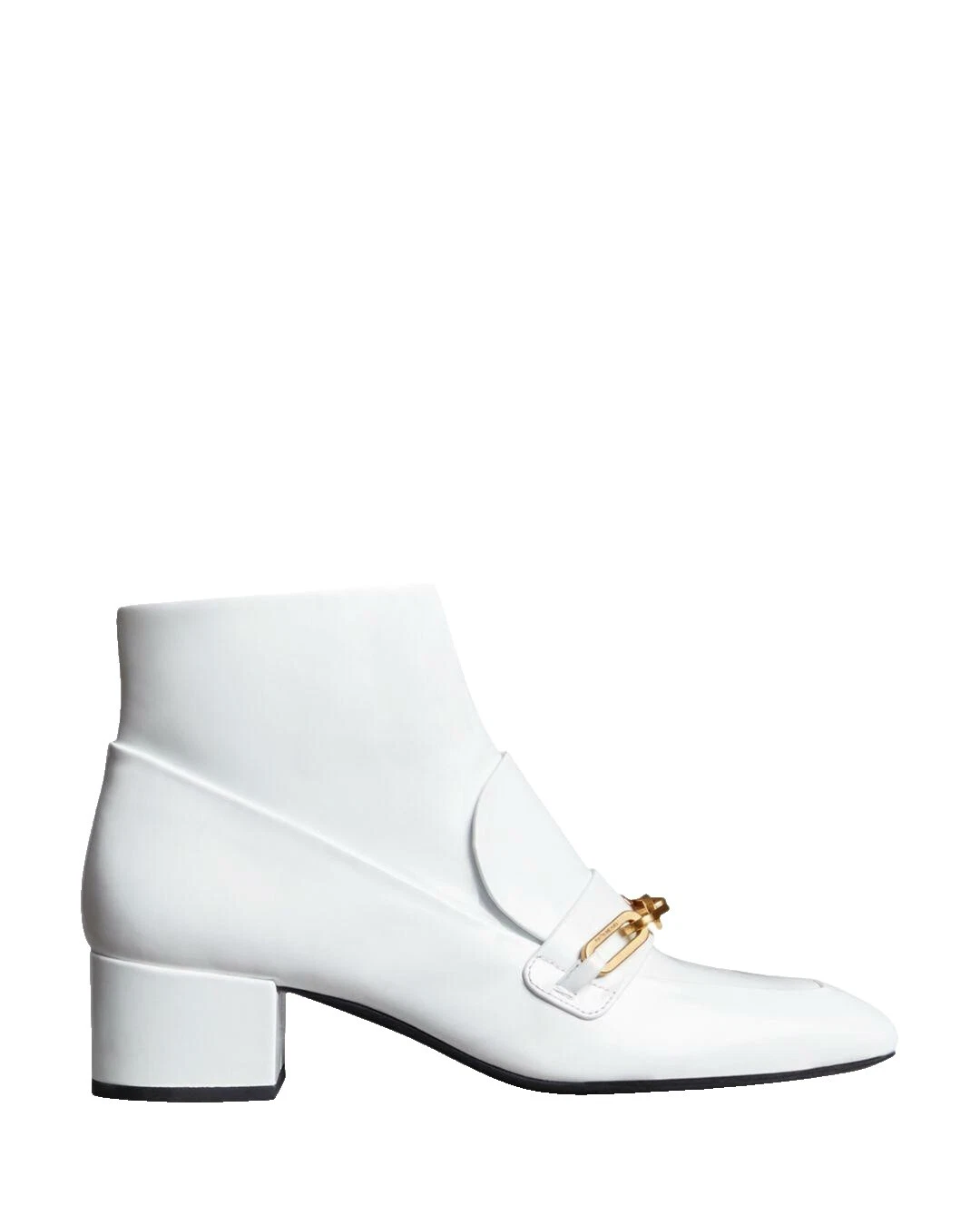 Botas de couro envernizado Burberry para mulheres