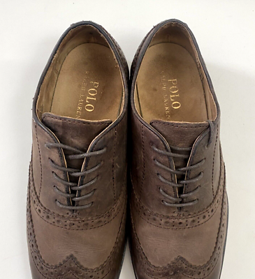 Polo Ralph Lauren Wing Tip Oxford Lace Up Men display picture 2