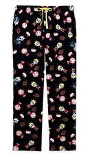 Naruto Pajama Pants Shippuden Chibi Sleep Lounge Mens Women S XL Anime Kanji NWT
