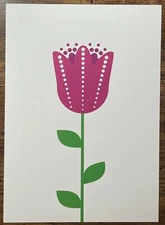 Art Print Illustration Flower - 5x7 inches - NEW