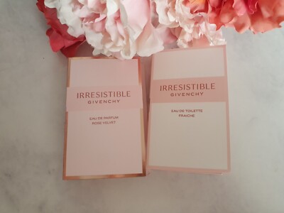 Givenchy   Irresistible  Eau De Parfum Rose Velvet + Edt Fraiche 2x 1ml Probe