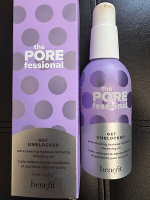 Benefit The POREfessional Get Unblocked MakeupRemoving Cleansing Oil FULLSIZE5oz