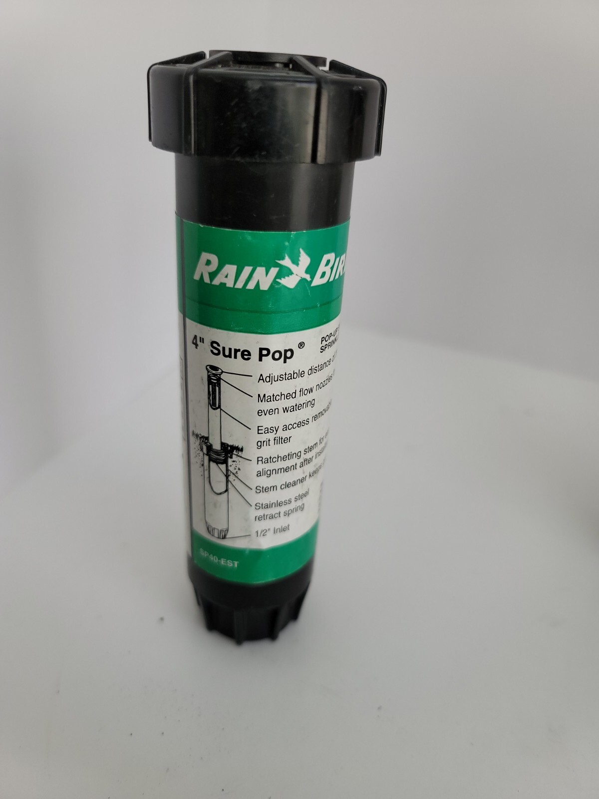 LOT OF 3 Rain Bird 32SA, 1804VAN and SP40EST. Sprinkler Heads, POP