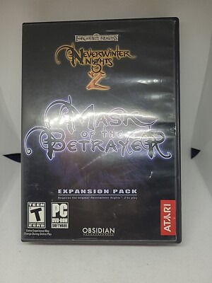 Neverwinter Nights 2: Mask of the Betrayer Expansion Pack (PC, 2007) Windows
