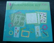 SCRAPBOOK KIT 8" 'x 8" Postbound 10 Pages Acid Free Everything You Need SEALED