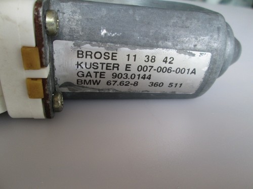 BMW E39 530i window motor w/reel enclosure 67.62-8 360 511 360511 - Picture 6 of 7