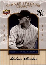 2008 Upper Deck Yankee Stadium Legacy Final Season Box Set #9 Urban Shocker