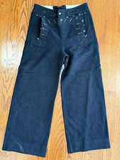WORLD WAR II US Navy Cracker Jack Wool Uniform Pants WWII USN Sailor Identified