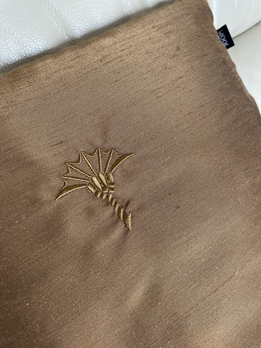 JOOP! Kissen Kissenhülle Kissenbezug Dekokissen terracotta-braun Cornflower-Logo - Bild 2 von 4